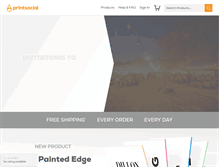 Tablet Screenshot of printsocial.com